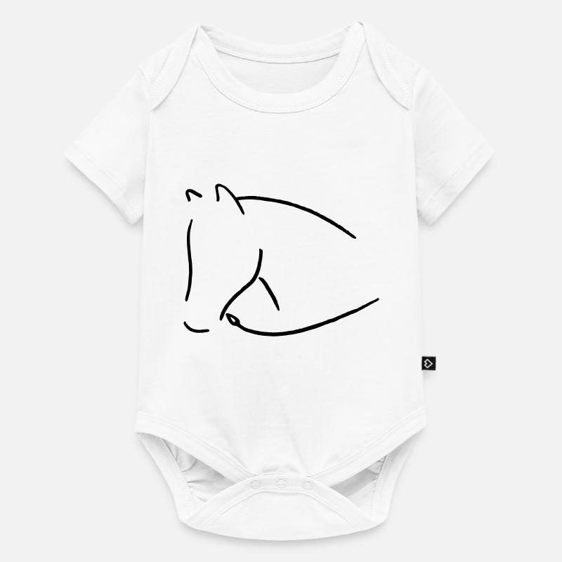 hippiques - Body à manches courtes Premium Bébé - blanc