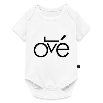 Biking is love - mountain bike, road bike - Baby Premium short-sleeve bodysuit - white - Front