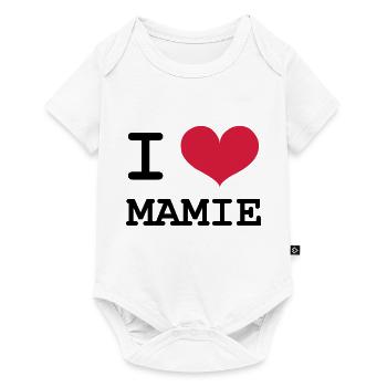 I Love Grandma! - Baby Premium short-sleeve bodysuit - white - Front