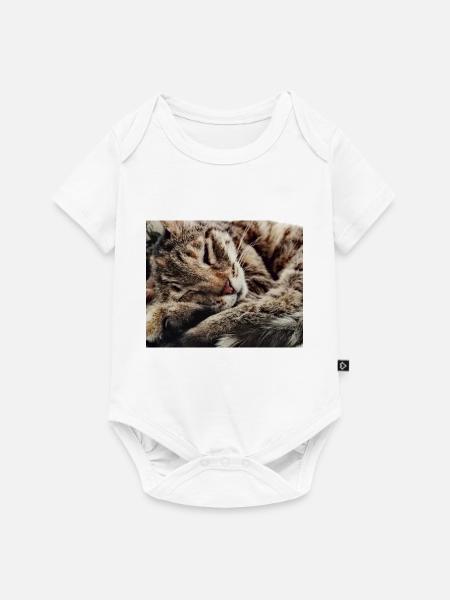 Cozy - Baby Premium Kurzarmbody - Weiß