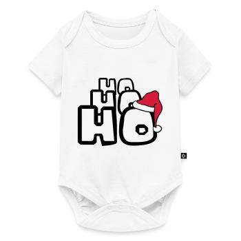 Santa ho ho ho christmas nikolaus weihnac - Baby Premium short-sleeve bodysuit - white - Front