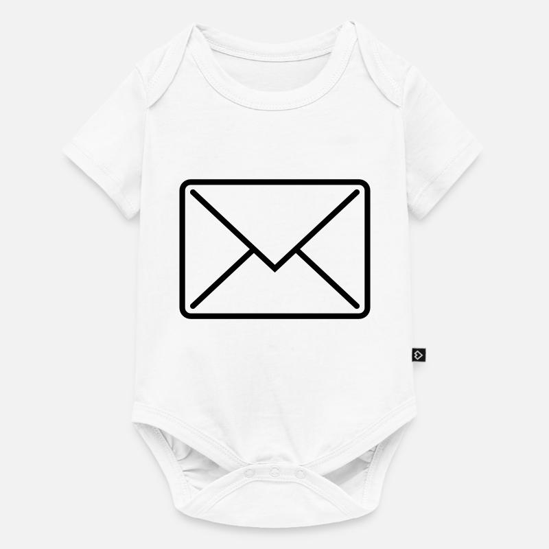 briefumschlag_icon1 - Baby Premium short-sleeve bodysuit - white
