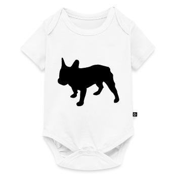 bouledogue francais - Body à manches courtes Premium Bébé - blanc - Devant