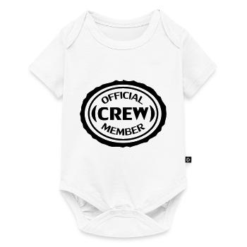 Official Crew Member - Body à manches courtes Premium Bébé - blanc - Devant