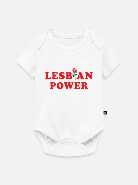 Lesbische Macht - Baby Premium Kurzarmbody - Weiß