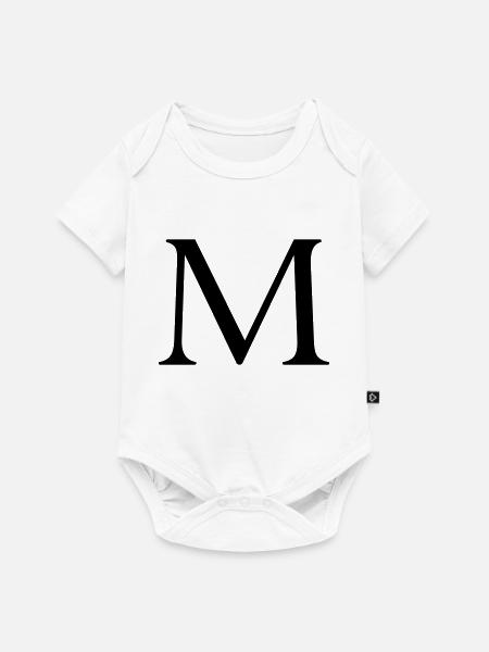 m - Baby Premium Kurzarmbody - Weiß