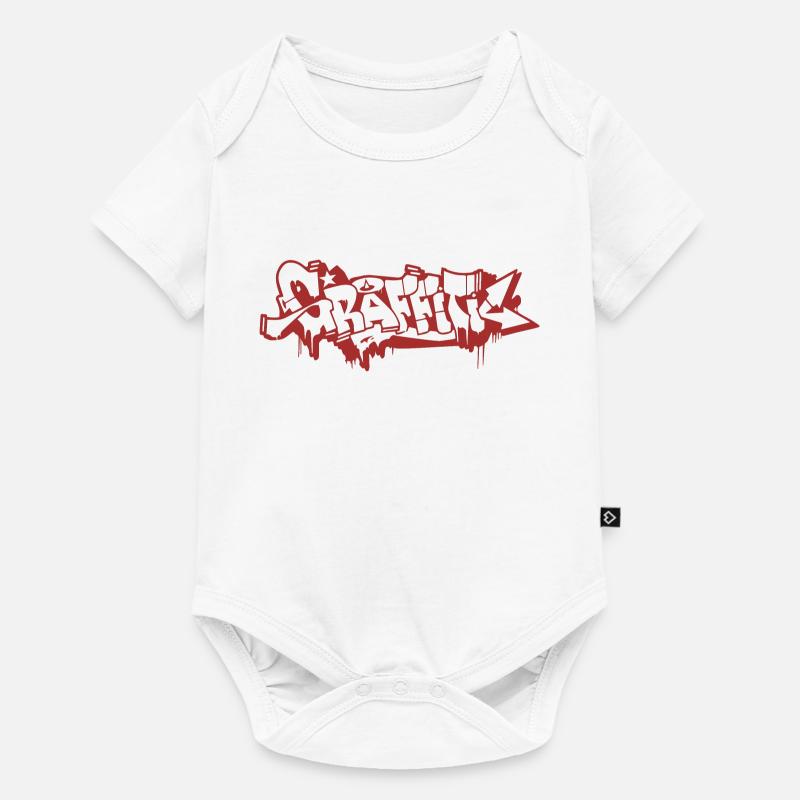 GRAFFITI - Baby Premium short-sleeve bodysuit - white