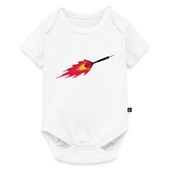 Dart Fire - Baby Premium Kurzarmbody - Weiß - Vorne