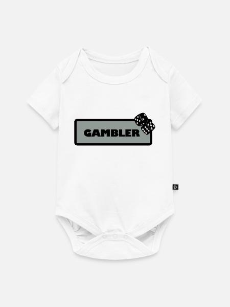 Gambler - Baby Premium Kurzarmbody - Weiß