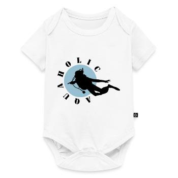 Diving: Aquaholic - Baby Premium Kurzarmbody - Weiß - Vorne