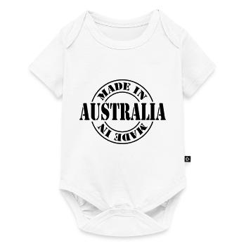 made in australia m1k2 - Baby Premium short-sleeve bodysuit - white - Front