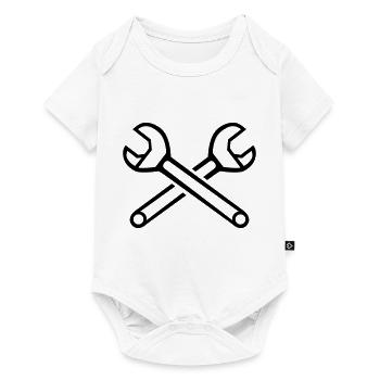 schraubenzieher_f1 - Baby Premium Kurzarmbody - Weiß - Vorne