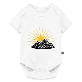 high mountain sun climber holiday vacation - Baby Premium short-sleeve bodysuit - white - Front