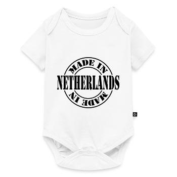made in netherlands m1k2 - Body à manches courtes Premium Bébé - blanc - Devant