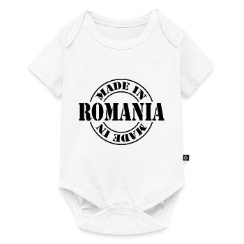 made in romania m1k2 - Body à manches courtes Premium Bébé - blanc - Devant