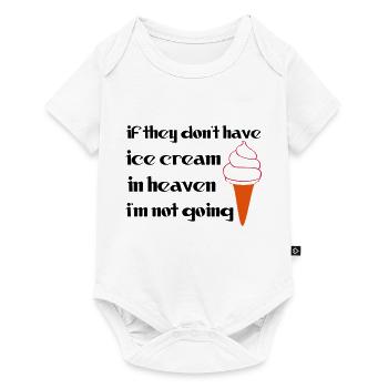 Ice Cream - Baby Premium Kurzarmbody - Weiß - Vorne