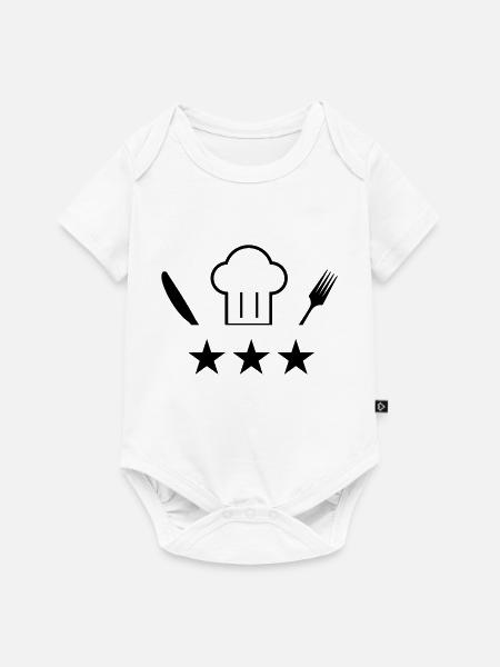 Cuisine - Baby Premium Kurzarmbody - Weiß