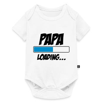 Papa Loading... | Bébé | Naissance | Grossesse - Body à manches courtes Premium Bébé - blanc - Devant