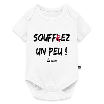 Soufflez un peu - Baby Premium short-sleeve bodysuit - white - Front