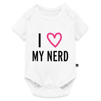 Nerd - Body à manches courtes Premium Bébé - blanc - Devant