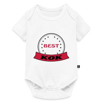 Best kok - Body à manches courtes Premium Bébé - blanc - Devant