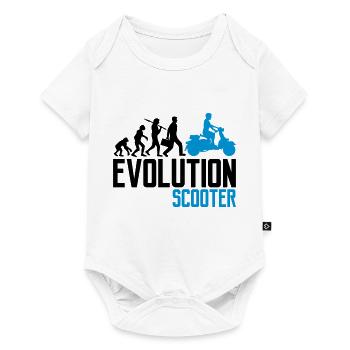 motor evolution electric scooter clipart elek - Baby Premium short-sleeve bodysuit - white - Front