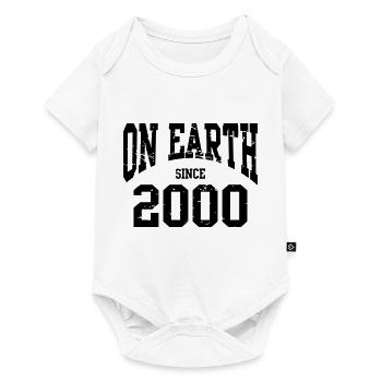 Birthday - On Earth Since 2000 - Geburtstag - Body à manches courtes Premium Bébé - blanc - Devant