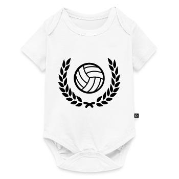 volleyball - Body à manches courtes Premium Bébé - blanc - Devant