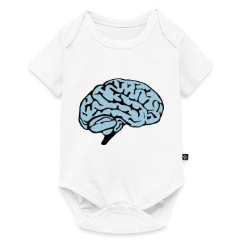 brain design - Baby Premium Kurzarmbody - Weiß - Vorne