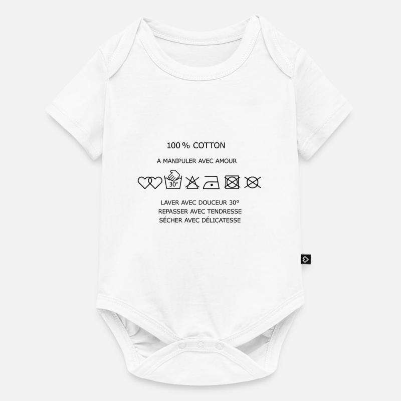 nocescoton2 - Body à manches courtes Premium Bébé - blanc