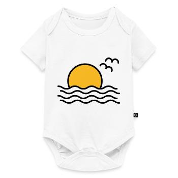 sunset - Baby Premium short-sleeve bodysuit - white - Front