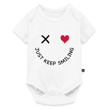 smile - Baby Premium short-sleeve bodysuit - white - Front