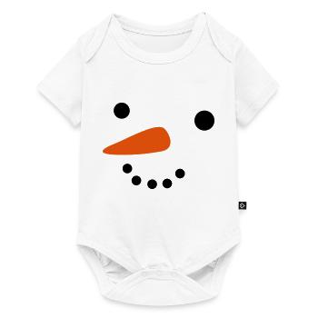 Bonhomme de neige - Body à manches courtes Premium Bébé - blanc - Devant