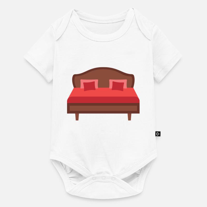 lit - Body à manches courtes Premium Bébé - blanc