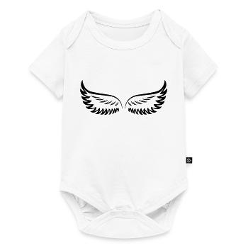 Ailes - Body à manches courtes Premium Bébé - blanc - Devant