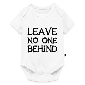 Leave No One Behind Refugee Aid Human Rights - Baby Premium short-sleeve bodysuit - white - Front