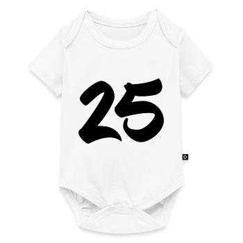 25 - Baby Premium short-sleeve bodysuit - white - Front