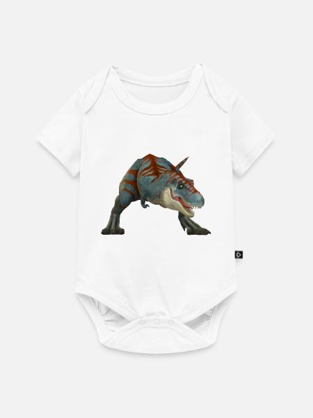 T-Rex - Baby Premium Kurzarmbody - Weiß
