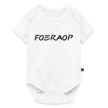 Foeraop - Antwerpener Dialekt - Baby Premium Kurzarmbody - Weiß - Vorne