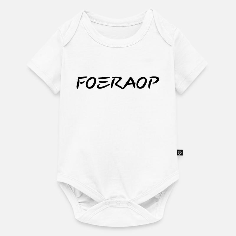 Foeraop - Antwerp dialect - Baby Premium short-sleeve bodysuit - white