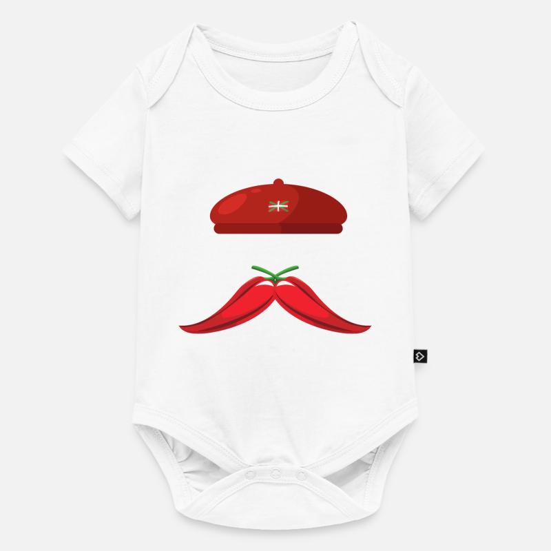 BASQUE - pays basque - Body à manches courtes Premium Bébé - blanc