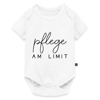 Pflege am Limit Spruch Pflegekräfte Beruf - Baby Premium Kurzarmbody - Weiß - Vorne