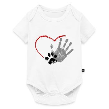 Katzenbesitzer 1 - Baby Premium Kurzarmbody - Weiß - Vorne