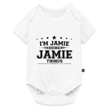 i’m Jamie doing Jamie things - Baby Premium short-sleeve bodysuit - white - Front