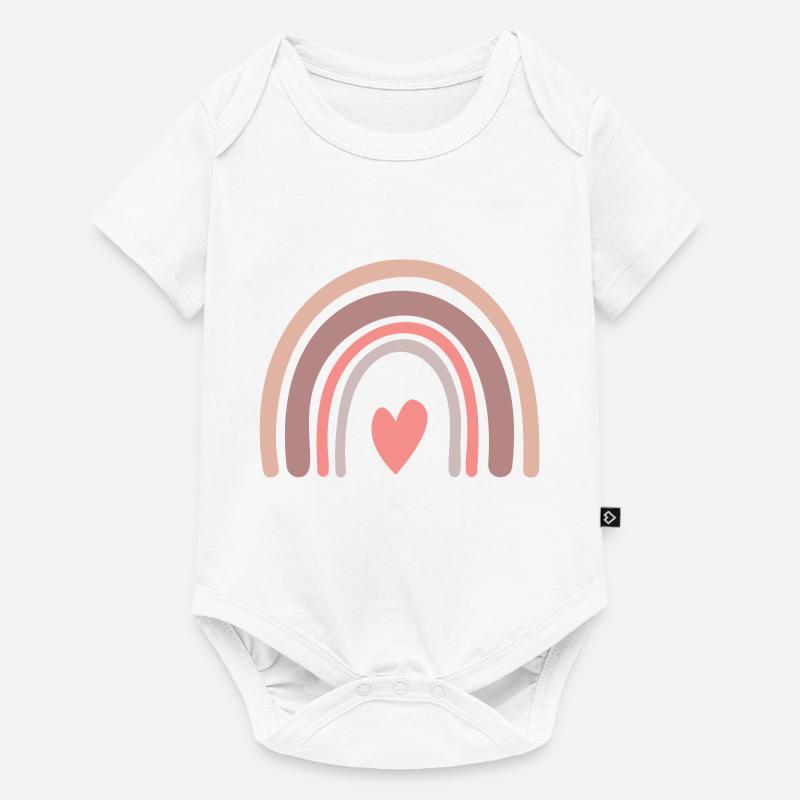Rainbow - Baby Premium short-sleeve bodysuit - white