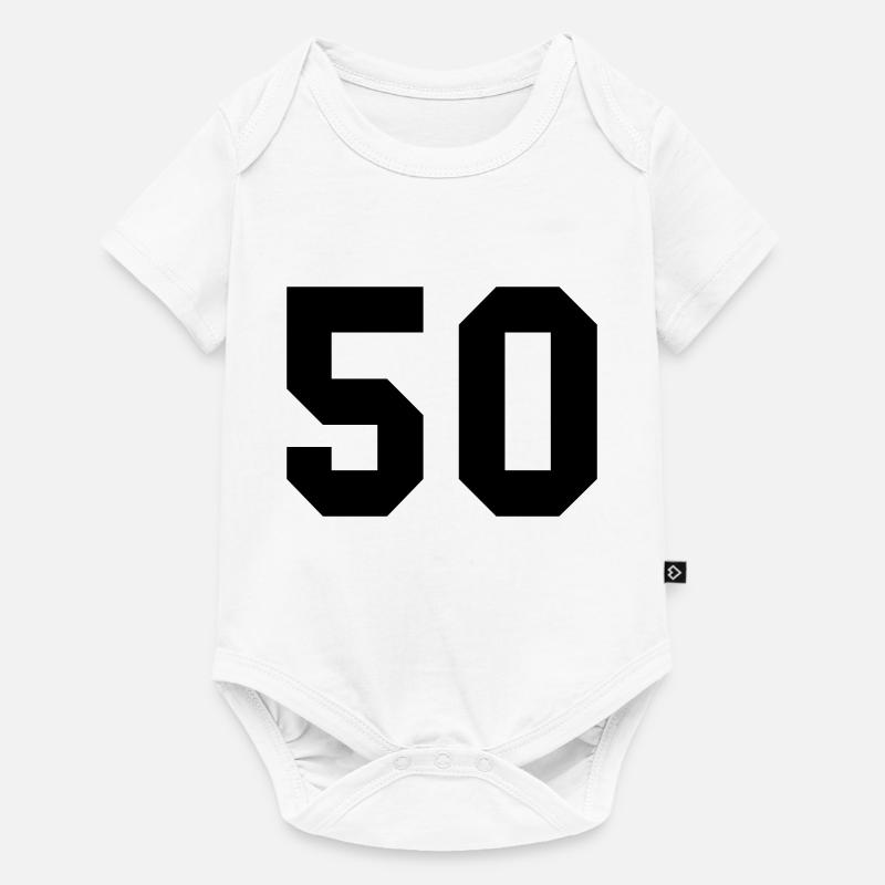 50 - Body à manches courtes Premium Bébé - blanc