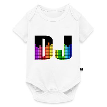 Égaliseur coloré DJ - Body à manches courtes Premium Bébé - blanc - Devant