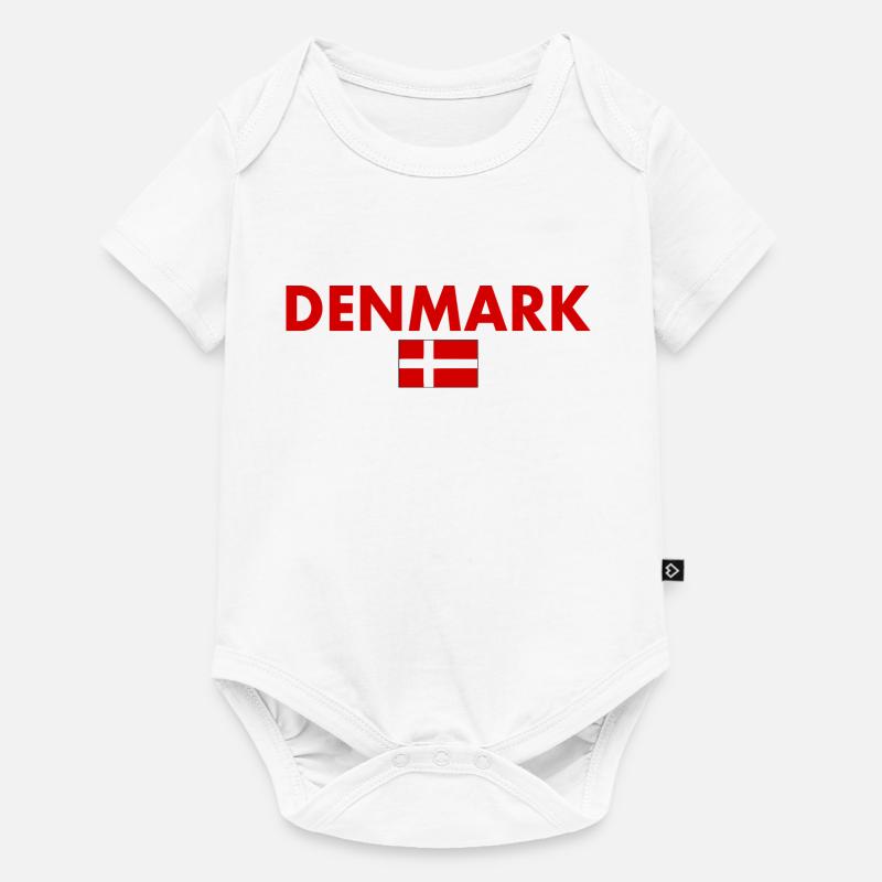 Denmark - Baby Premium short-sleeve bodysuit - white