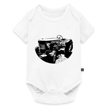 Tractor - Baby Premium short-sleeve bodysuit - white - Front