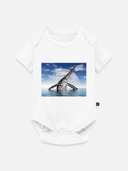 Ichthyosaurier Shonisaurus - Baby Premium Kurzarmbody - Weiß